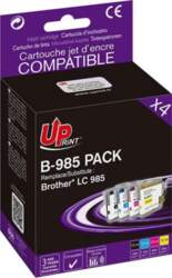 UPrint Brother LC985 4 Pack BK