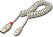USB 2.0 Spiralkabel 2m USB