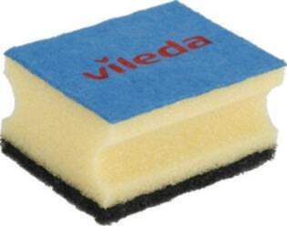 Vileda 138203 sponge Rectangular Fiber Black