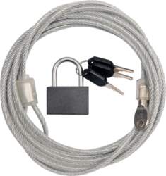 VOREL SECURITY CABLE AND LOCK 3