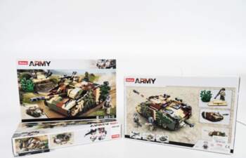*SLUBAN BLOCKS 524 pcs. army czolg