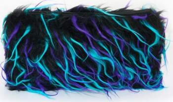 A furry pencil case with a