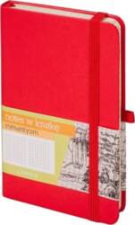 Antra Notes A6 Checkered Romanticism Red