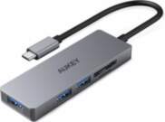 AUKEY CB-C63 interface hub Black  Grey