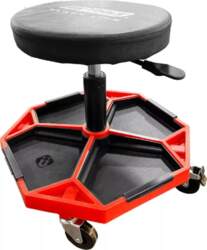 AWTOOLS ADJUSTABLE WORKSHOP SEAT WITH BLACK