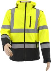 AWTOOLS SOFTSHELL JACKET SWEATSHIRT T3/ REFLECTIVE/