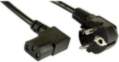Barošanas kabelis InLine C13 angled Black