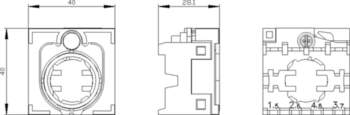 Base mounting bracket 4 blocks material