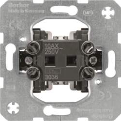 Berker 1-key switch  1-pole  self-locking mechanism