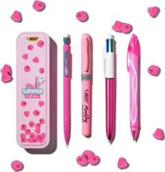 BIC Summer Pink Box Black  Blue