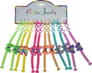 Bracelets with a butterfly 12 pcs