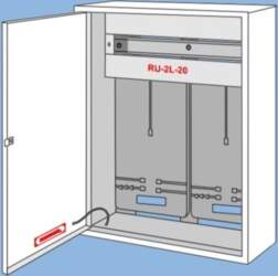 Bracer Universal two-meter IP30 switchgear white