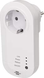 Brennenstuhl Wifi socket  switchable socket (white)