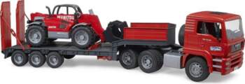 Bruder MAN TGA low loader with