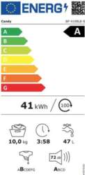 Candy BP 410BL8-S washing machine Front-load