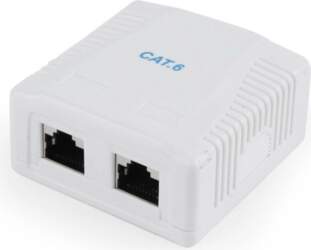 CAT6 FTP 2 port network socket