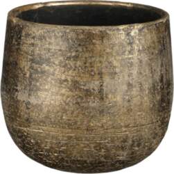 CERAMIC POT MARCUS D18 H16 BRONZE