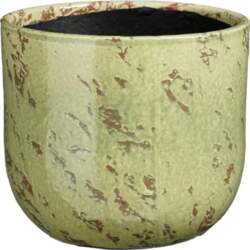 CERAMIC POT SANDRO D18 H16CM GREEN