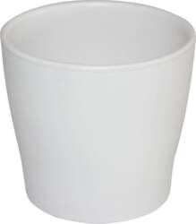 CERAMIC POT TOSKANIA STRU D13 WHITE
