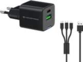 CONCEPTRONIC Ladegerat 2Port 33W 1xUSB-C 1xUSB-A