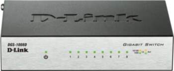 D-Link Switch DGS-1008D Unmanaged  Desktop  1