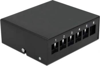 DeLOCK Keystone Patch Panel 6 Port