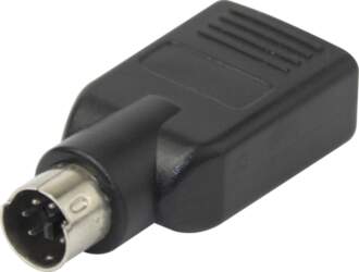 Deltaco adapter USB - PS/2 Black