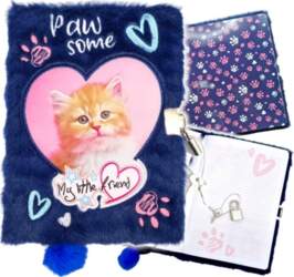 Diary with a padlock hairy A5