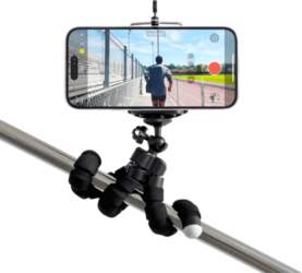 Eleastic tripod for a phone and