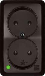 Elektro-Plast BERG Double socket n/t 2x2P