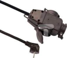 Elgotech Workshop extension cable 3-socket w/u