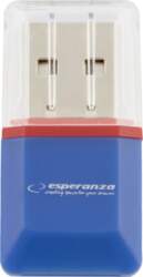 ESPERANZA MicroSD Card Reader EA134B Blue