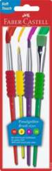 Faber-Castell SCHOOL BRUSHES WITH SOFT HANDLE