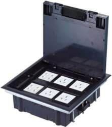 Floor box 6M (45x45) depth adjustable