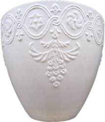 FLOWER POT SPW OM41 D41 WHITE
