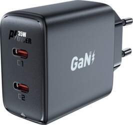 GaN 35W PD 2x USB C
