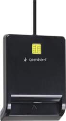Gembird USB smart card reader Black