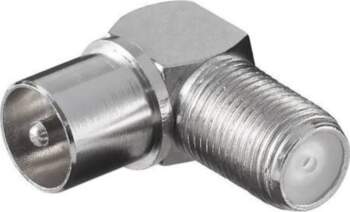Goobay Wtyk adapter katowy F -