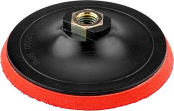 Graphite Velcro mounting disc 125 mm