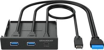 Graugear Multi Frontblende mit USB Hub