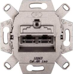 Hager Connection Socket UAE 8/8-pole shielded
