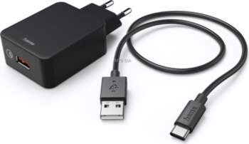Hama Quick Charger With USB-C cable