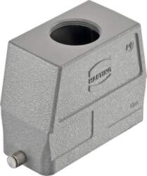 Harting Metal plug housing  angled entry