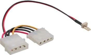 InLine 3-Pin zu 4-Pol Molex Lufteradapterkabel