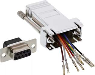 InLine Adapter DB9 female / RJ45