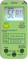 Inline Registered multimeter with auto-range and