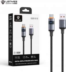 Kabel USB Lenyes USB-A - USB-C