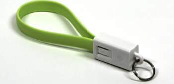 Kabel USB Logo microUSB breloczek na