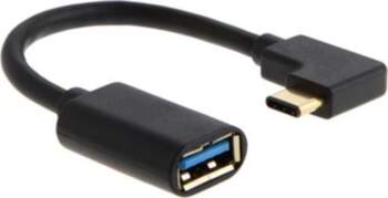 Kabel USB MicroConnect USB-C angled male