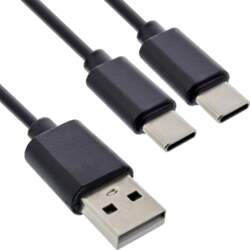 Kabel USB Vision USB-A - 2x